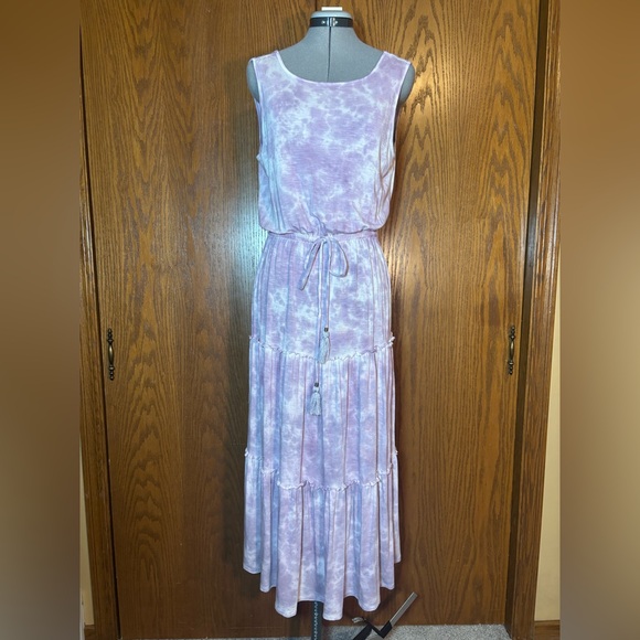 Knox Rose Dresses & Skirts - Knox Rose Pastel Tie-Dye Sleeveless Dress - medium